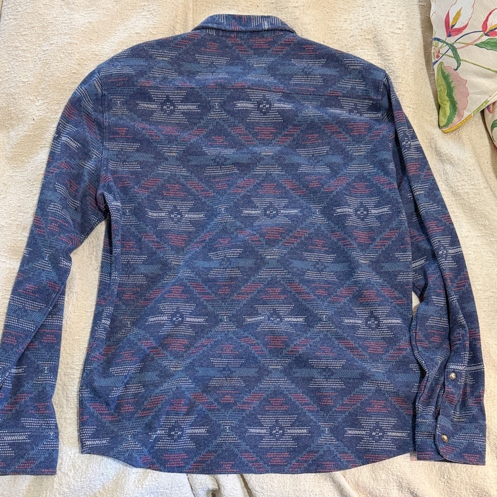 Faherty Good Feather Legend Button Up Casual Shirt - image 3